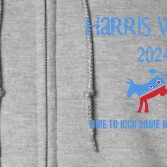 Kamala Harris Tim Walz Election 2024 Vance Is Weird Full Zip Hoodie