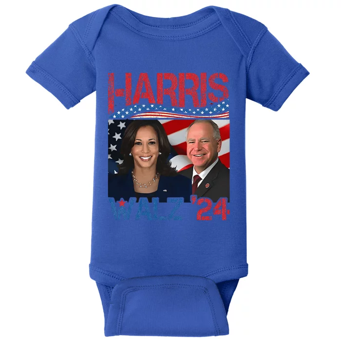 Kamala Harris Tim Walz Waltz Baby Bodysuit