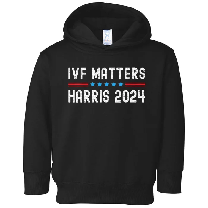 Kamala Harris Tim Walz Ivf Matters President 2024 Toddler Hoodie