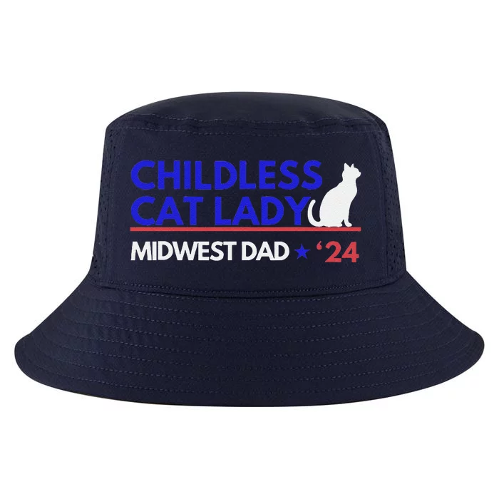 Kamala Harris Tim Walz Harris Waltz 2024 Midwest Dad Cool Comfort Performance Bucket Hat