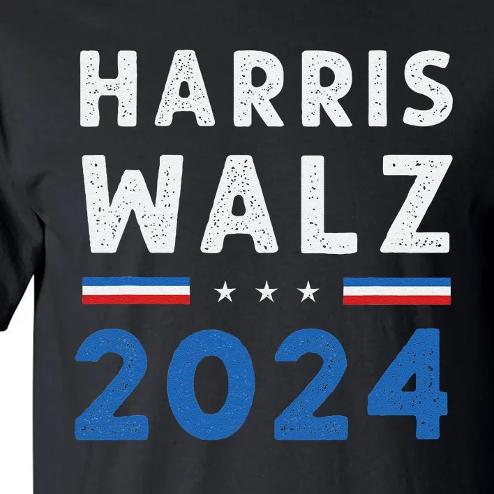 Kamala Harris Tim Walz Ticket 2024 Tall T-Shirt