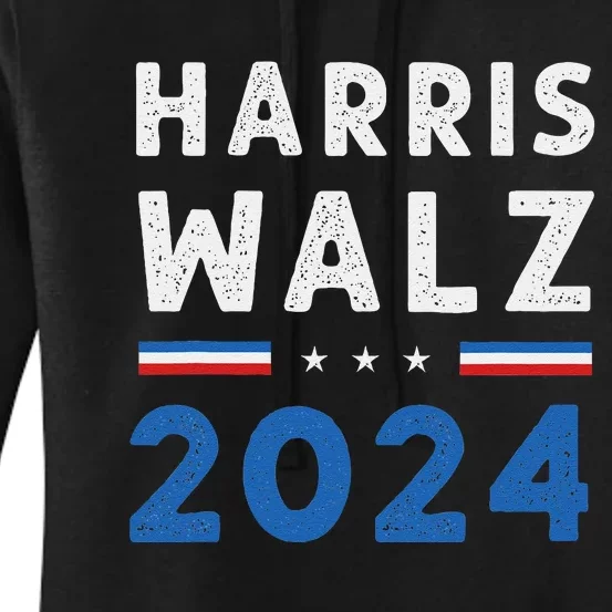 Kamala Harris Tim Walz Ticket 2024 Women's Pullover Hoodie