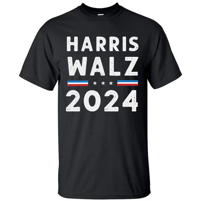 Kamala Harris Tim Walz Ticket 2024 Election Tall T-Shirt