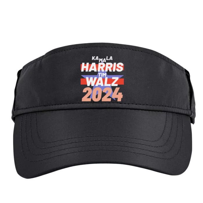 Kamala Harris Tim Walz Usa Presidential Election 2024 Adult Drive Performance Visor