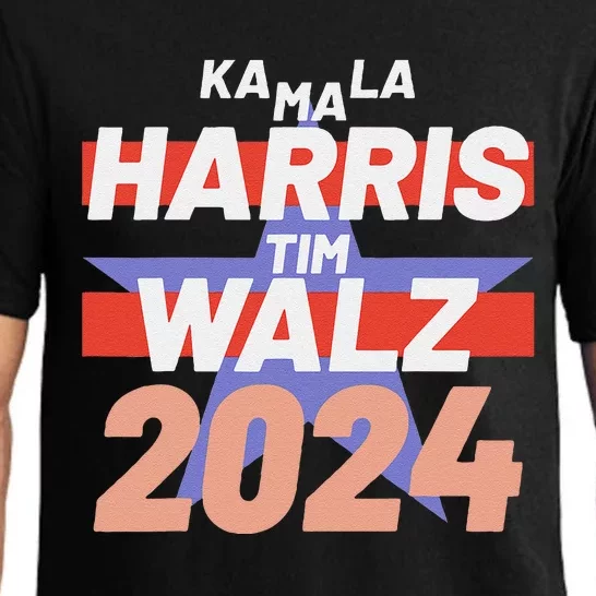 Kamala Harris Tim Walz Usa Presidential Election 2024 Pajama Set