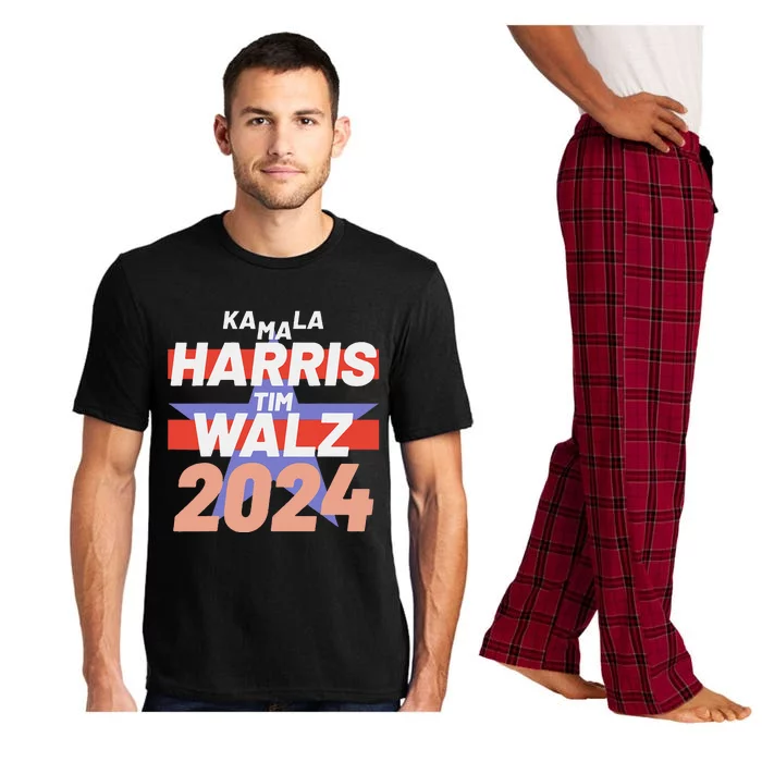 Kamala Harris Tim Walz Usa Presidential Election 2024 Pajama Set