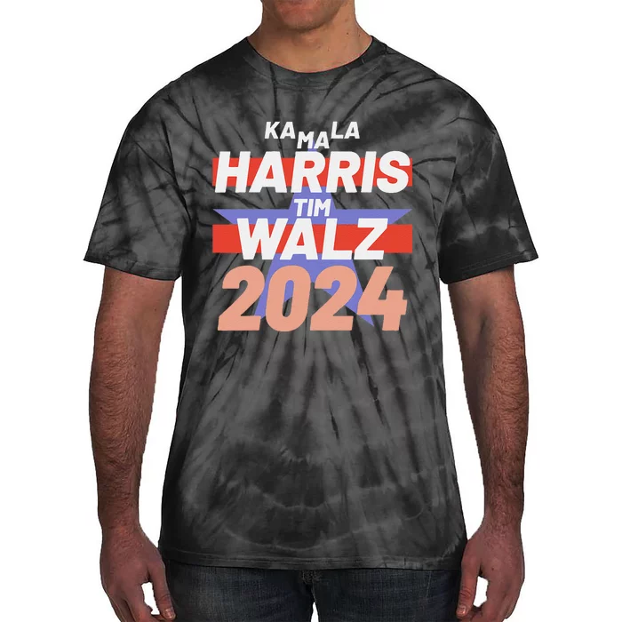 Kamala Harris Tim Walz Usa Presidential Election 2024 Tie-Dye T-Shirt