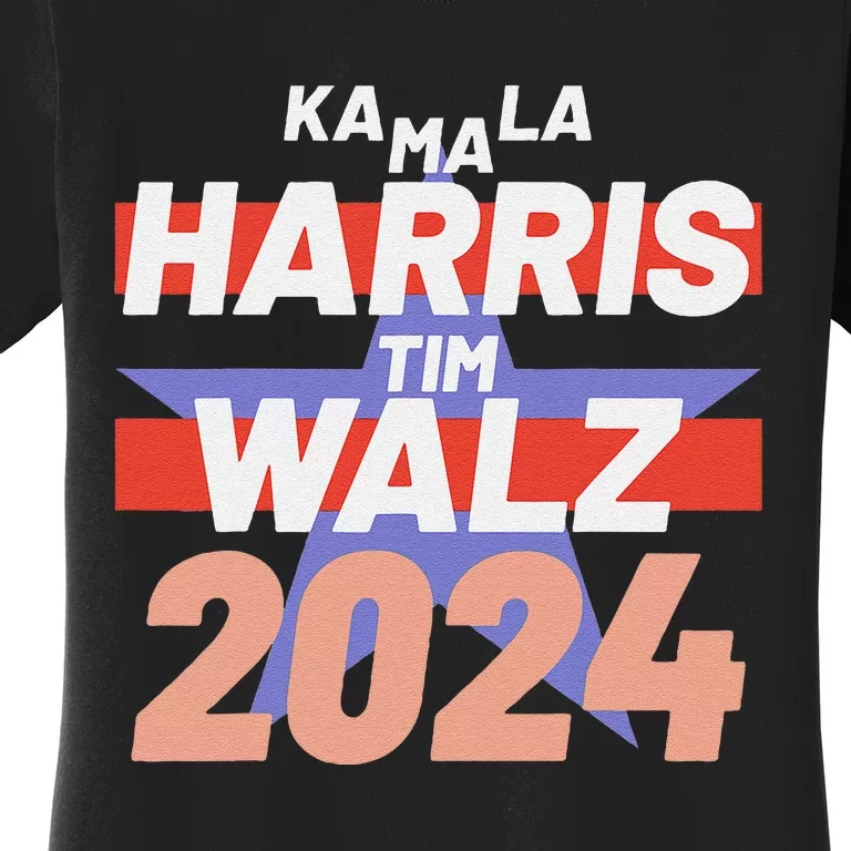 Kamala Harris Tim Walz Usa Presidential Election 2024 Women's T-Shirt