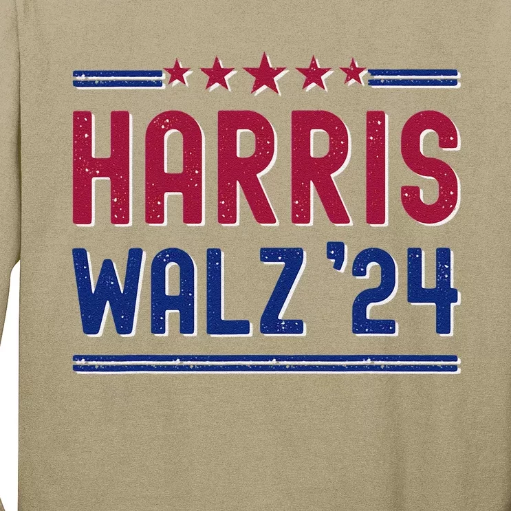 Kamala Harris Tim Walz Waltz Election Party Wear Long Sleeve Shirt