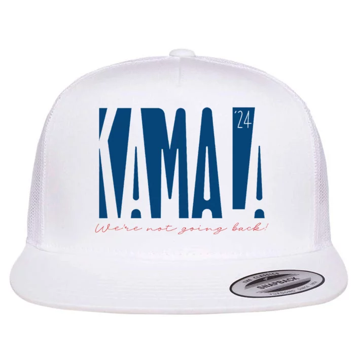 Kamala Harris Tim Walz 2024 Flat Bill Trucker Hat