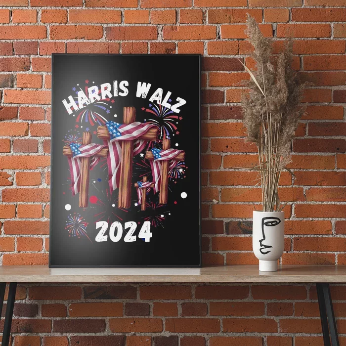 Kamala Harris Tim Walz Waltz Election Party Wear Poster