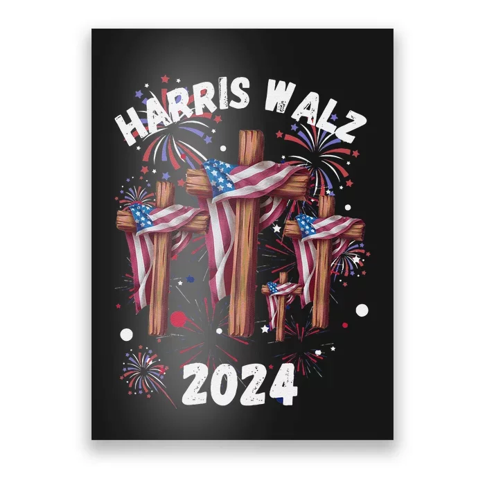 Kamala Harris Tim Walz Waltz Election Party Wear Poster