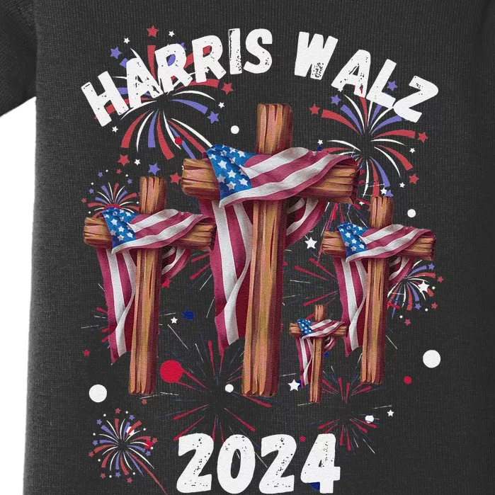 Kamala Harris Tim Walz Waltz Election Party Wear Baby Bodysuit