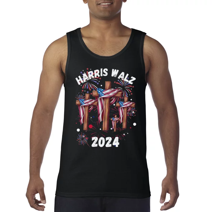 Kamala Harris Tim Walz Waltz Election Party Wear Tank Top