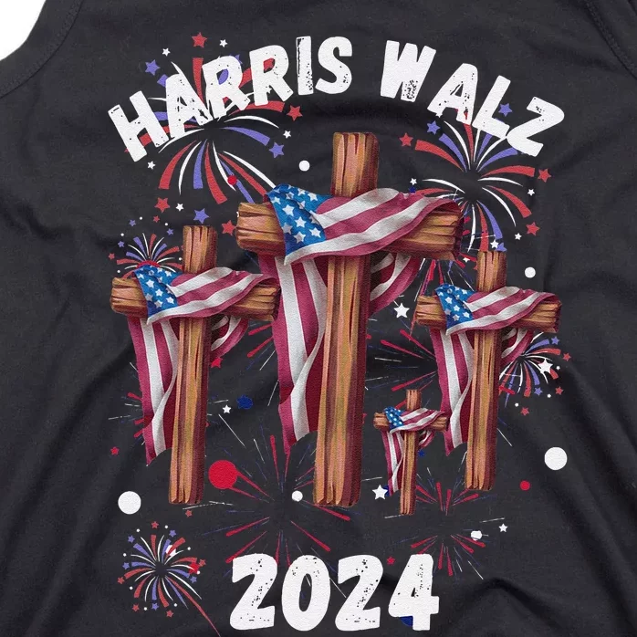 Kamala Harris Tim Walz Waltz Election Party Wear Tank Top