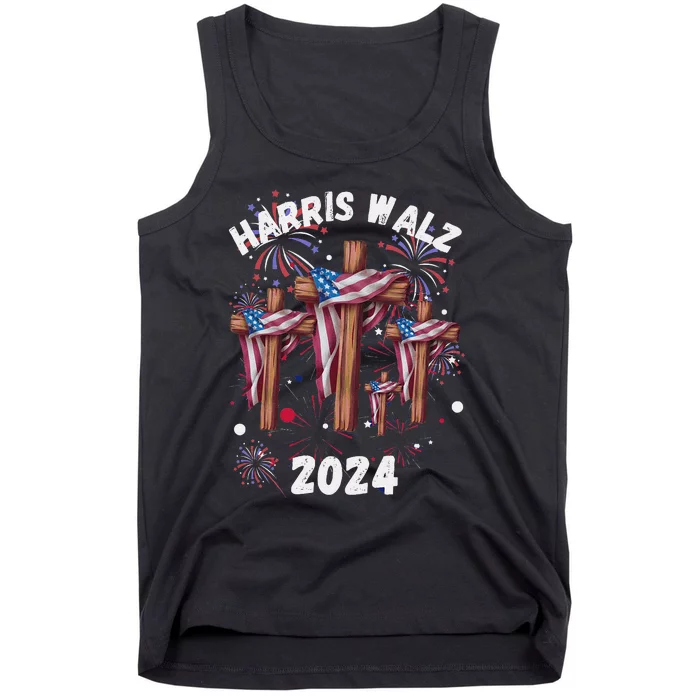 Kamala Harris Tim Walz Waltz Election Party Wear Tank Top