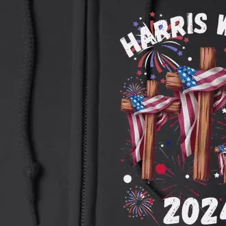 Kamala Harris Tim Walz Waltz Election Party Wear Full Zip Hoodie