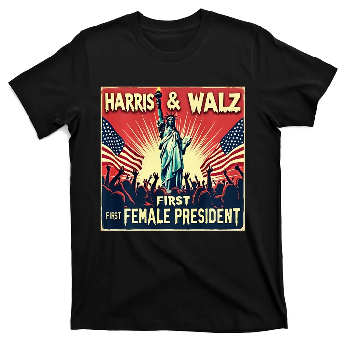 Kamala Harris Tim Walz 2024 Election T-Shirt