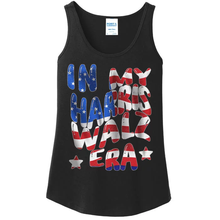 Kamala Harris Tim Walz Waltz Election Party Wear Ladies Essential Tank