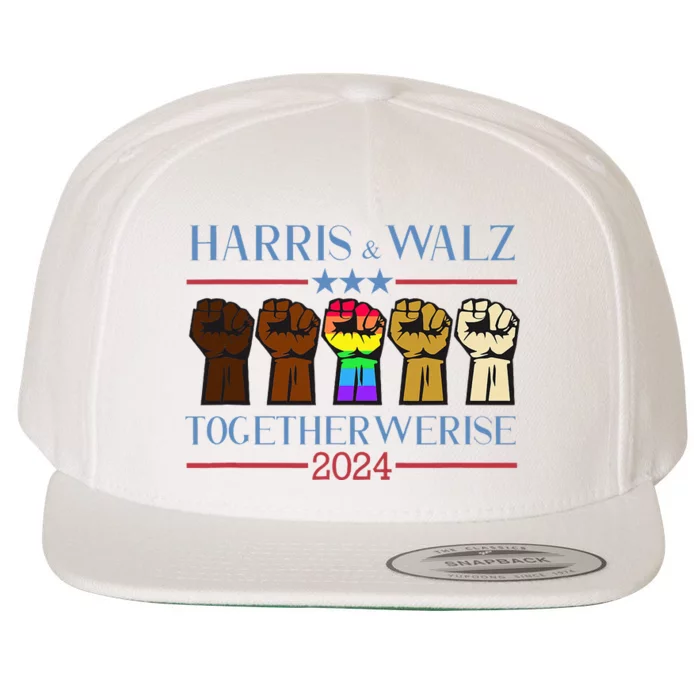 Kamala Harris Tim Walz 2024 Election Lgbt Harris Walz Waltz Wool Snapback Cap