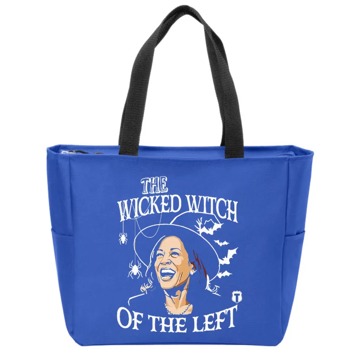 Kamala Harris – The Wicked Witch Of The Left Halloween Zip Tote Bag