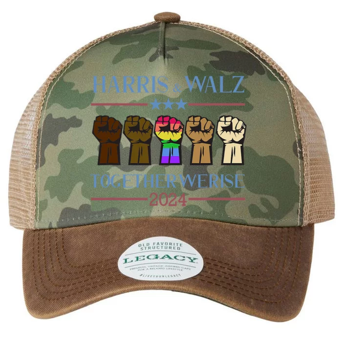 Kamala Harris Tim Walz 2024 Election Lgbt Harris Walz Waltz Legacy Tie Dye Trucker Hat