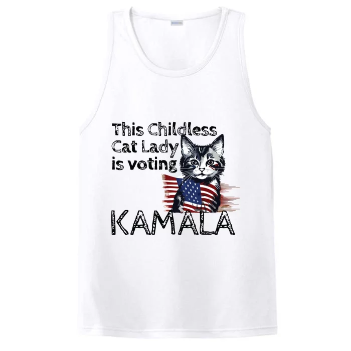 Kamala Harris This Crazy Cat Lady Is Voting Kamala Performance Tank