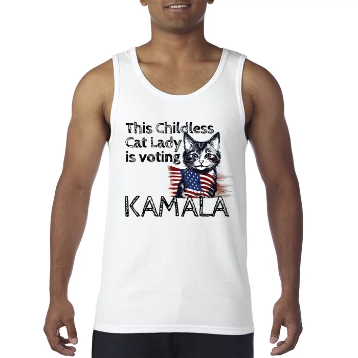 Kamala Harris This Crazy Cat Lady Is Voting Kamala Tank Top