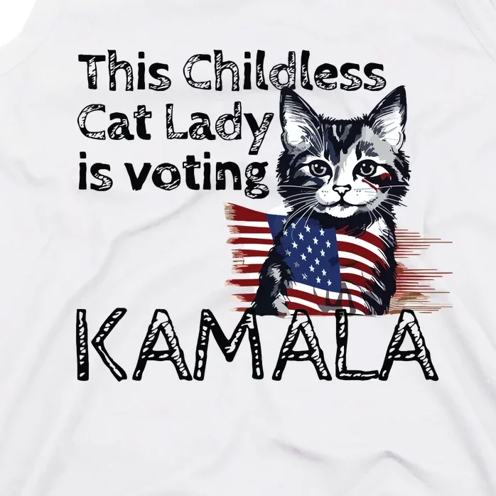 Kamala Harris This Crazy Cat Lady Is Voting Kamala Tank Top