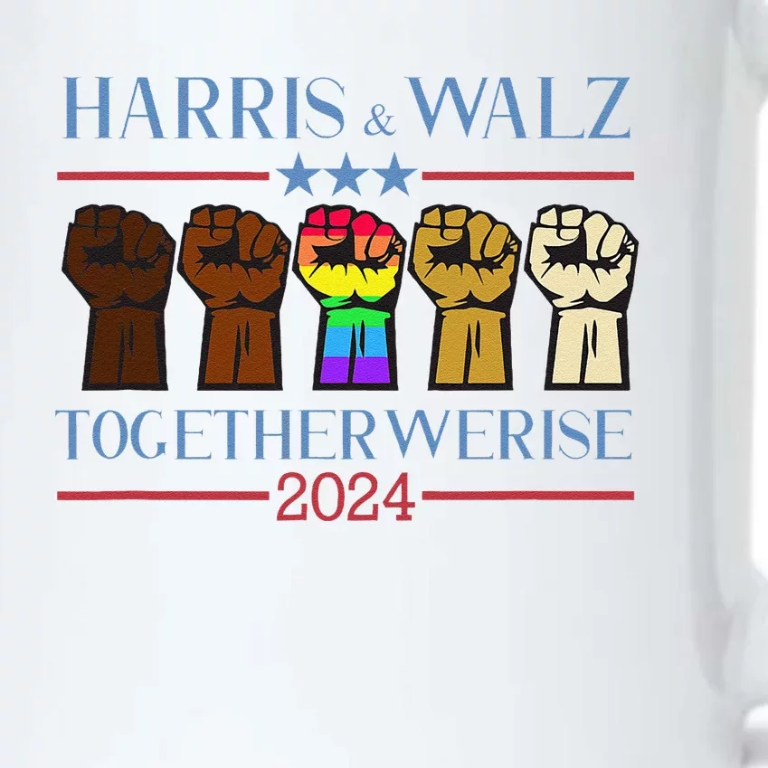 Kamala Harris Tim Walz 2024 Election Lgbt Harris Walz Waltz Gift Black Color Changing Mug