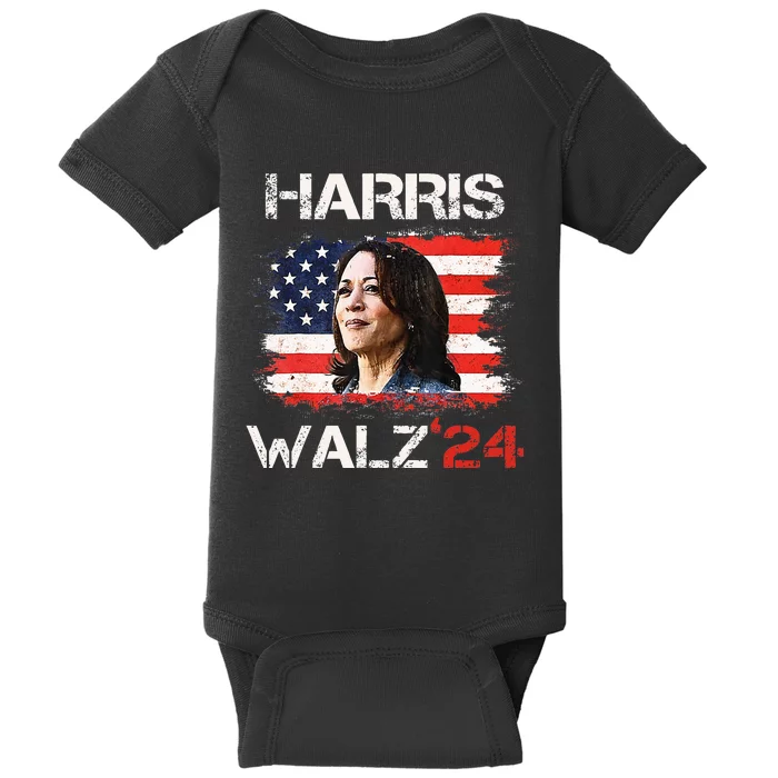 Kamala Harris Tim Walz Waltz Baby Bodysuit