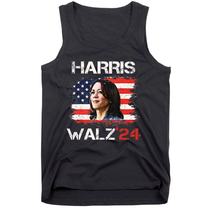 Kamala Harris Tim Walz Waltz Tank Top