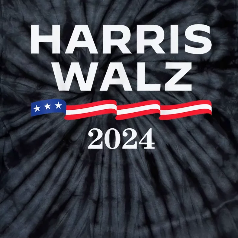 Kamala Harris Tim Walz Waltz Tie-Dye T-Shirt