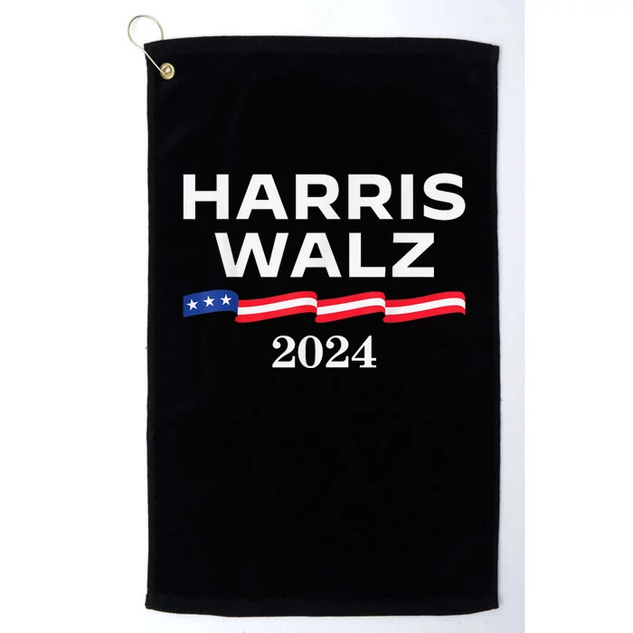 Kamala Harris Tim Walz Waltz Platinum Collection Golf Towel