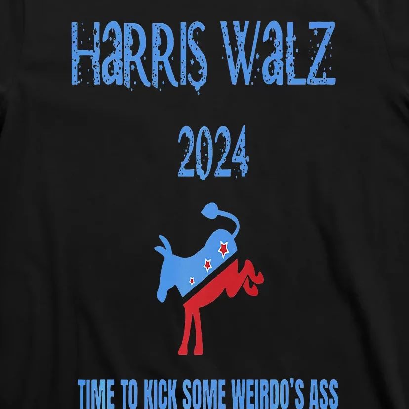 Kamala Harris Tim Walz Election 2024 Vance Is Weird Premium T-Shirt