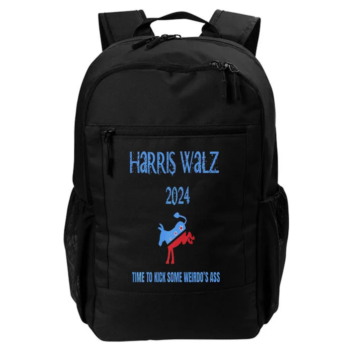 Kamala Harris Tim Walz Election 2024 Vance Is Weird Premium Daily Commute Backpack