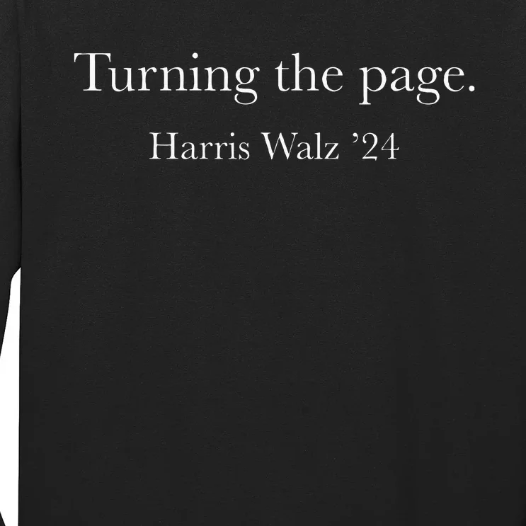 Kamala Harris Turning The Page Long Sleeve Shirt