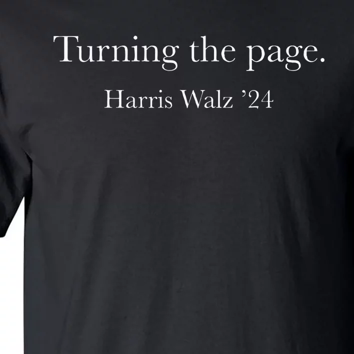 Kamala Harris Turning The Page Tall T-Shirt