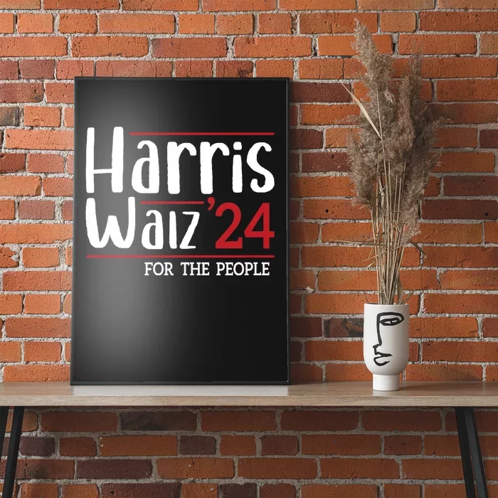 Kamala Harris Tim Walz 2024 Harris Walz 2024 Harris Waltz 2024 Poster