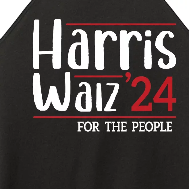 Kamala Harris Tim Walz 2024 Harris Walz 2024 Harris Waltz 2024 Women’s Perfect Tri Rocker Tank