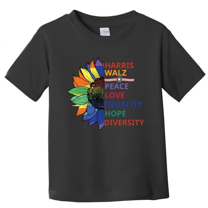 Kamala Harris Tim Walz Waltz Toddler T-Shirt