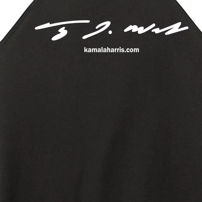 Kamala Harris Tim Walz Signature Women’s Perfect Tri Rocker Tank