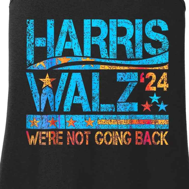 Kamala Harris Tim Walz Waltz Ladies Essential Tank