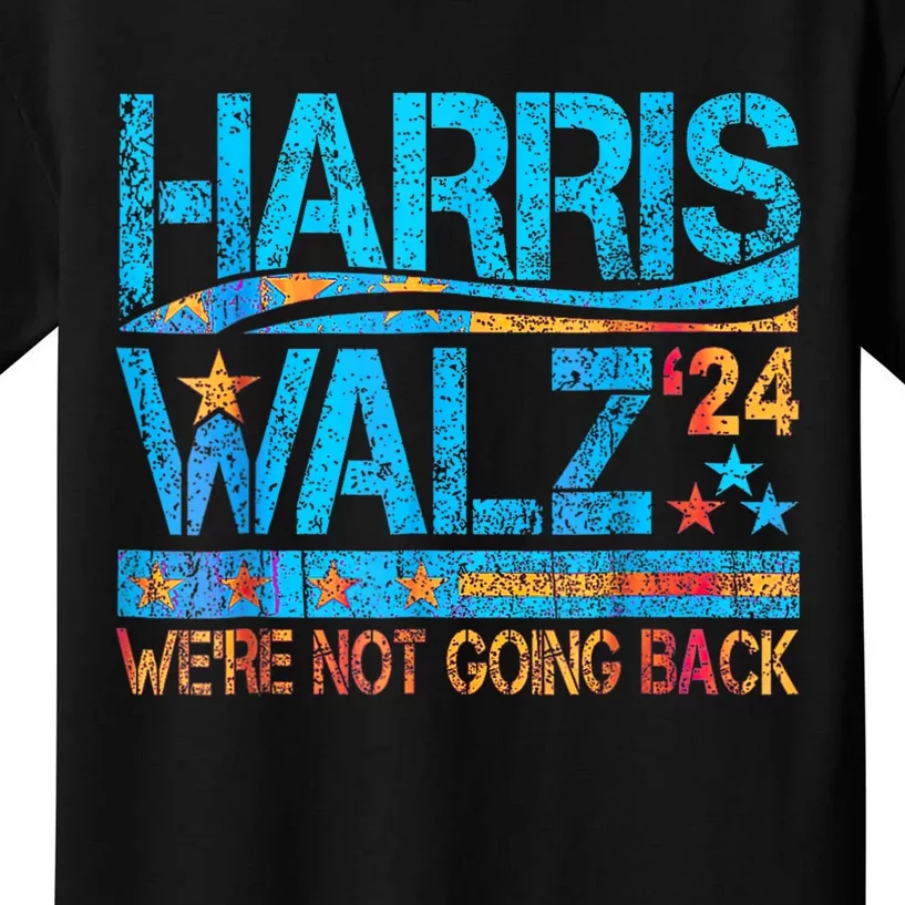 Kamala Harris Tim Walz Waltz Kids T-Shirt