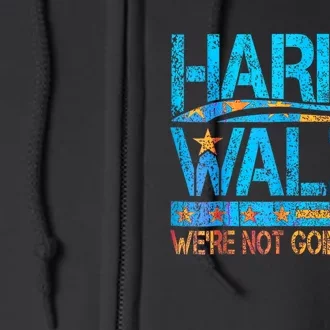 Kamala Harris Tim Walz Waltz Full Zip Hoodie