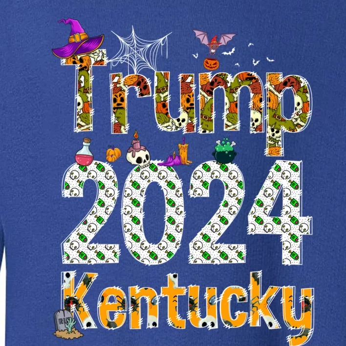 Kentucky Halloween Trump 2024 Election Gift Toddler Sweatshirt