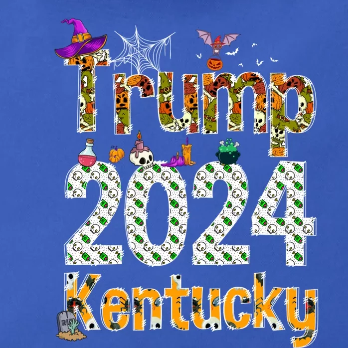 Kentucky Halloween Trump 2024 Election Gift Zip Tote Bag