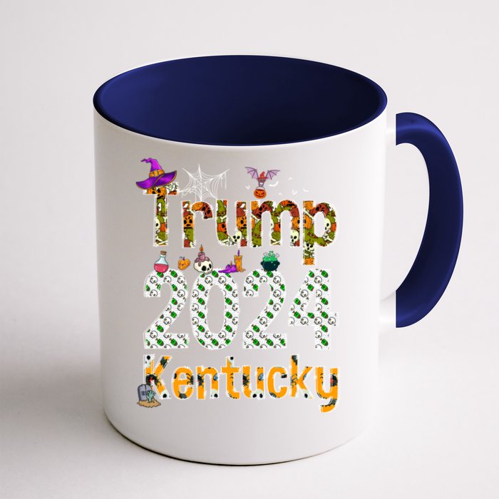 Kentucky Halloween Trump 2024 Election Gift Front & Back Coffee Mug