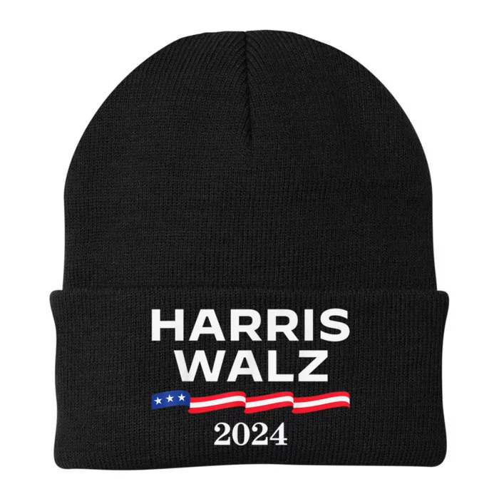 Kamala Harris Tim Walz Waltz Knit Cap Winter Beanie