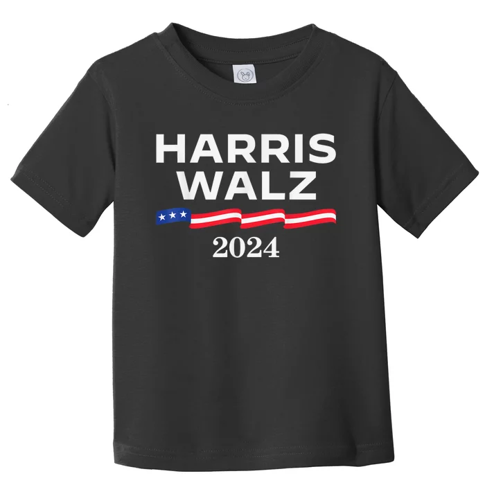 Kamala Harris Tim Walz Waltz Toddler T-Shirt